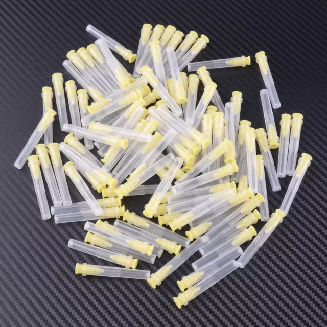 100x 30GA Dental Endodontic Irrigation Syringes Needle Tips Fit for Cannal Perio