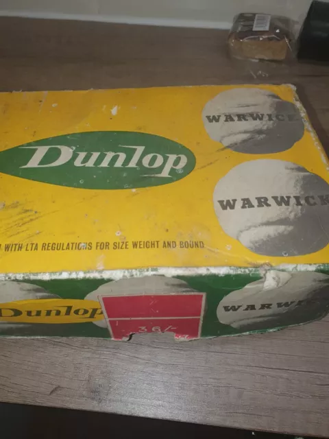 Dunlop Warwick Tennis Ball Vintage 1960s