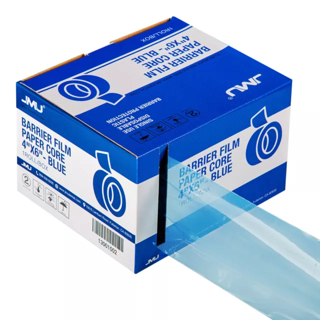 12 Rolls/Case Blue Adhesive Barrier Film DENTAL MEDICAL TATTOO Supply