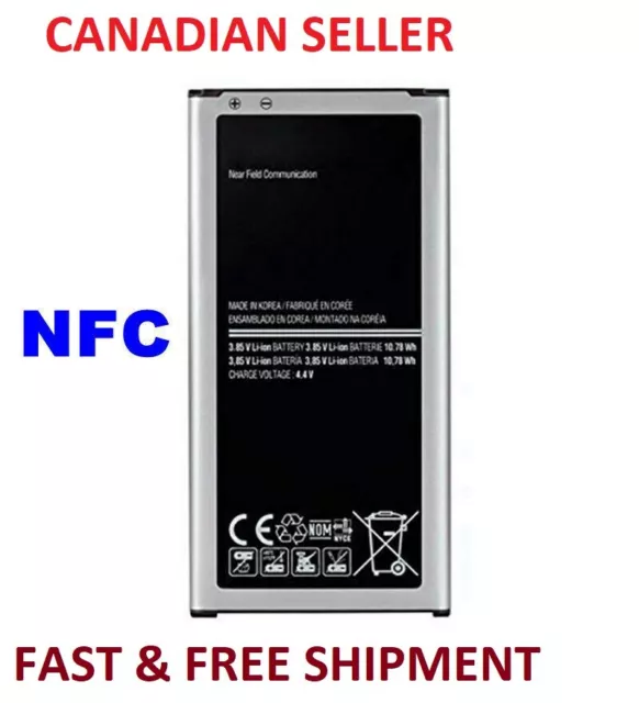 New Replacement Battery For Samsung Galaxy S5 / Neo / Active + NFC 2800mAh