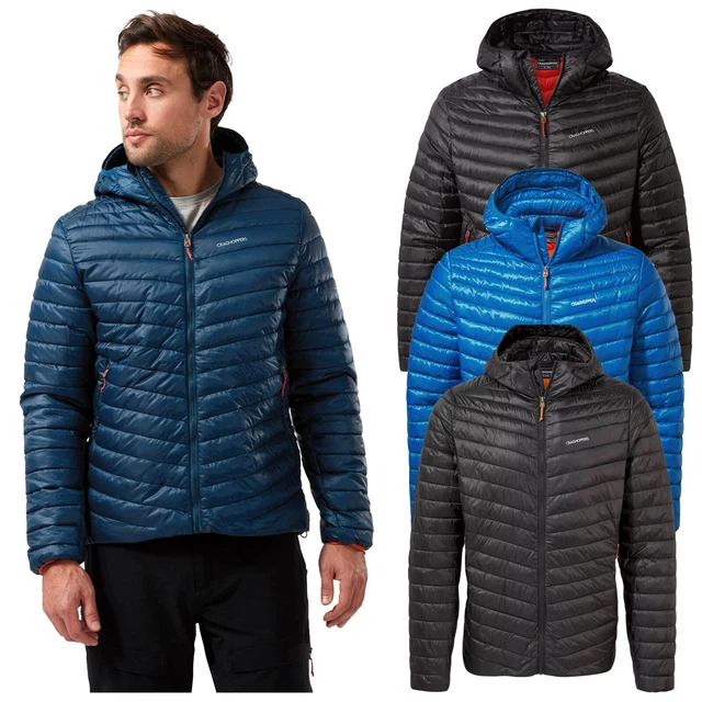 Craghoppers Mens ExpoLite Thermo Pro Insulated Hooded Lightweight Jacket