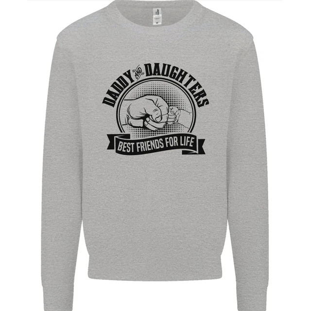 Daddy & Daughters Best Friends Fathers Day Mens Sweatshirt Jumper