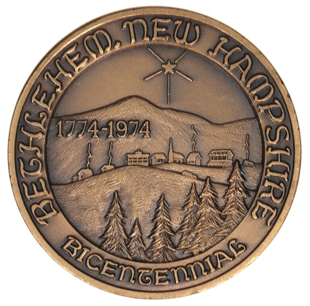 1974 BETHLEHEM, NH Town Bicentennial Medal 13.00 PicClick
