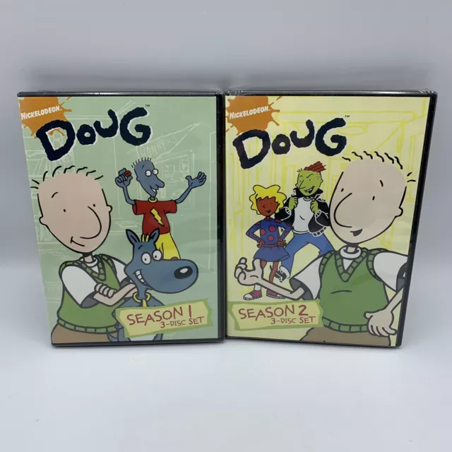 Doug Seasons One 1 & Two 2 (Nickelodeon DVD Series, 6 Discs Total) NEW￼ SEALED