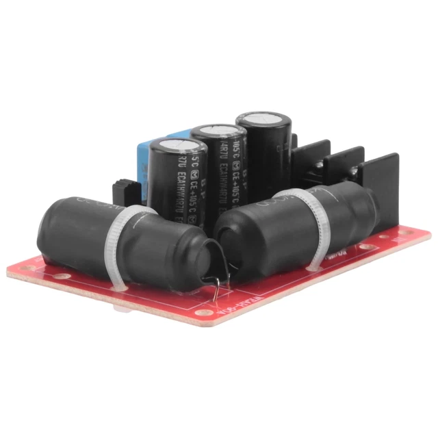Diviseur De Fréquence Haut-Parleur 400W – 2 Voies, Ajustable 4-16 Ohm, Contrôle Basses & Aigus Pour Enceinte Souple