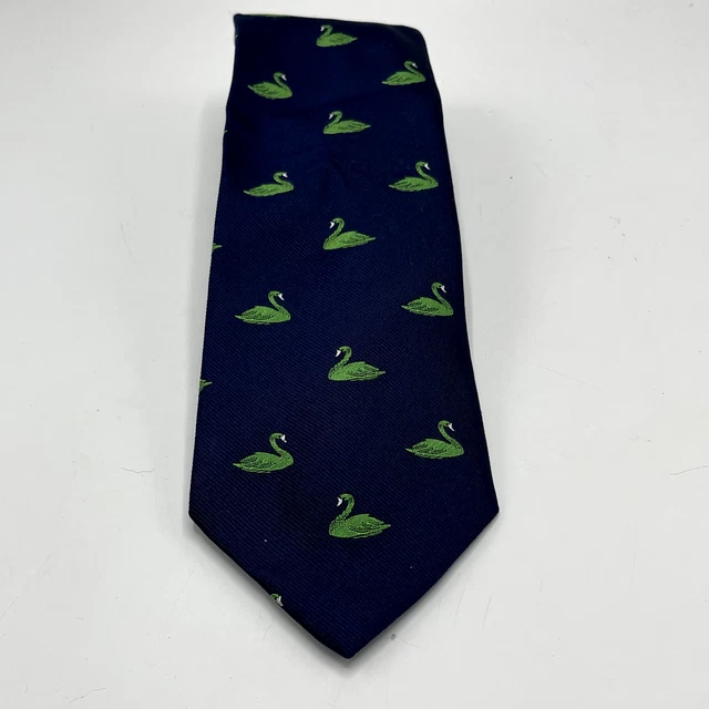 Set Di Cravatta In Seta Classica Con Paisley Blu Argento, Polsini