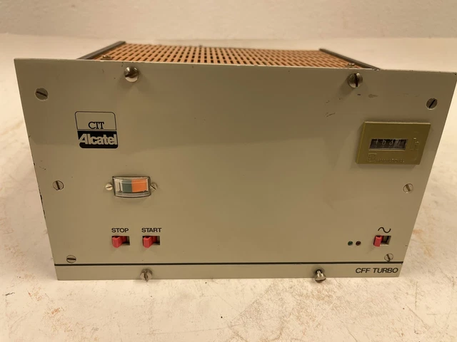 Alcatel CFF 450 Turbo Type 8220 Annecy Turbomolecular Vacuum Pump Controller
