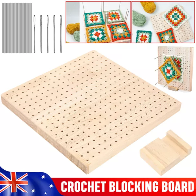 WITH STEEL PINS DIY Knitting Accessories Crochet Blocking Board  Professional $42.89 - PicClick AU