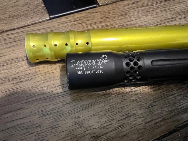 Paintball Barrels Tips CP & Lapco Big shot