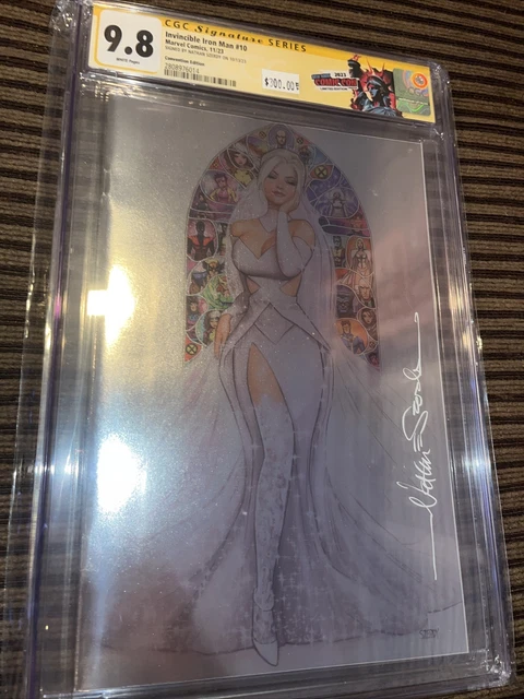 CGC 9.8 Invincible Iron Man #10  Szerdy Signature Foil NYCC 2023 Virgin Rare Key