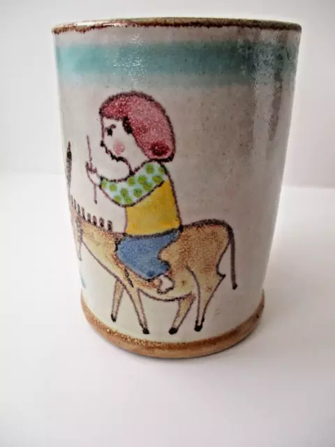 CAS VIETRI  boccale ceramica tazza vaso anni '50 ( Kowaliska, Gambone, Dolker )