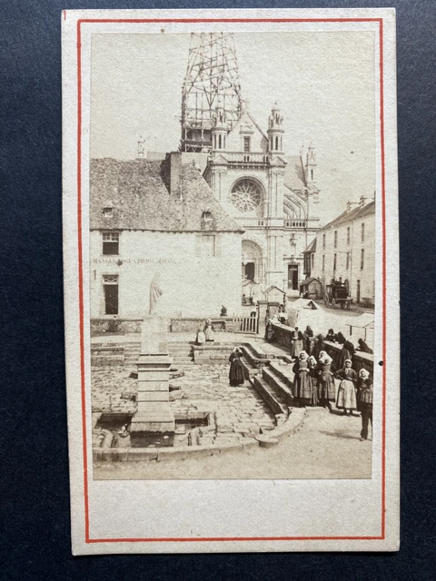 France, Chartreuse et Défilé du Bret Vintage albumen print. Tirage