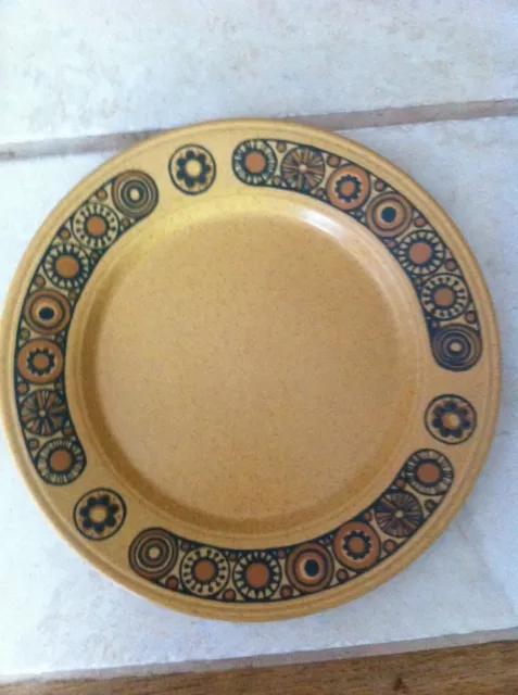 Kiln craft, 1970's I am selling a 9" dinner plate from a full set, read details.