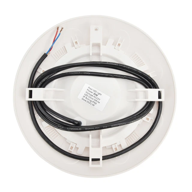 (4)Lampe De Piscine éclairage De Piscine Mural SMD2835 IP68 étanche Lumière