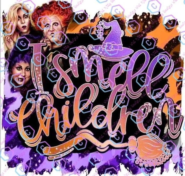 Hocus Pocus Heat transfer designs ready to press