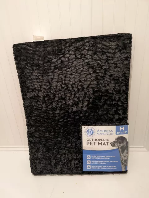 Black dog Bed for medium Dogs Dog Crate Mat Comfy Fluffy Kennel medium