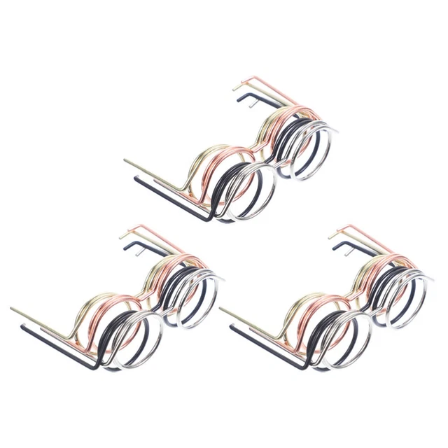 12 Pcs Doll Sunglasses Mini Eyeglasses Frame Costume Accessories Pet