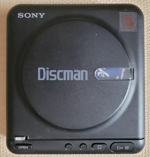 Vintage Sony Discman Walkman D-2 CD Compact Disc Player Black Made In Japan 1988