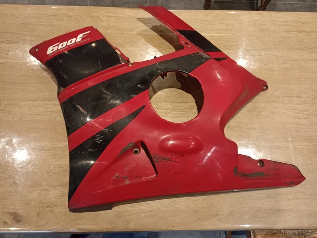 Carénage Gauche Pour Honda CBR 600 F (1994) - Pièce D'occasion, Noir, Remplacement - Marque Honda