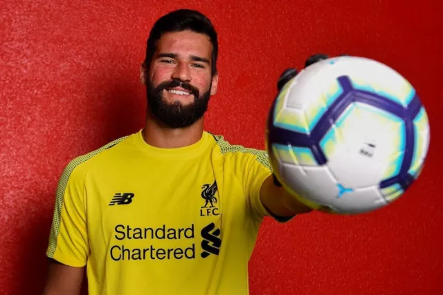 Alisson Becker Liverpool Poster Locandina 45X32Cm Football Champions