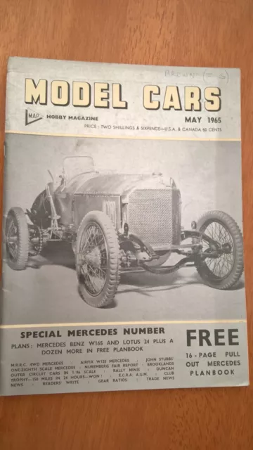 Scalextric Model Cars Magazine May 1965 The Golden Age of Slot Racing !!