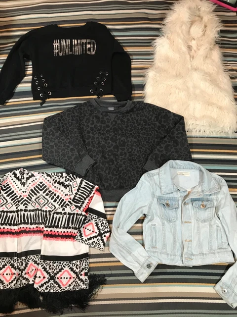 9-10 Years Girls Jumper Hoodie Bundle 🌈