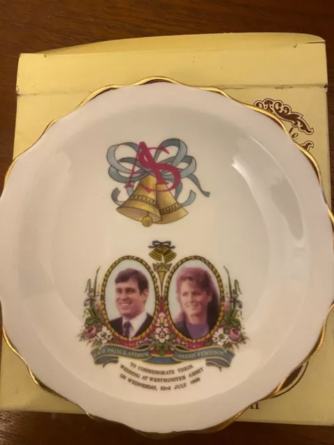 Royal Memorabilia Prince Andrew and Sarah Ferguson Coaster BNIB