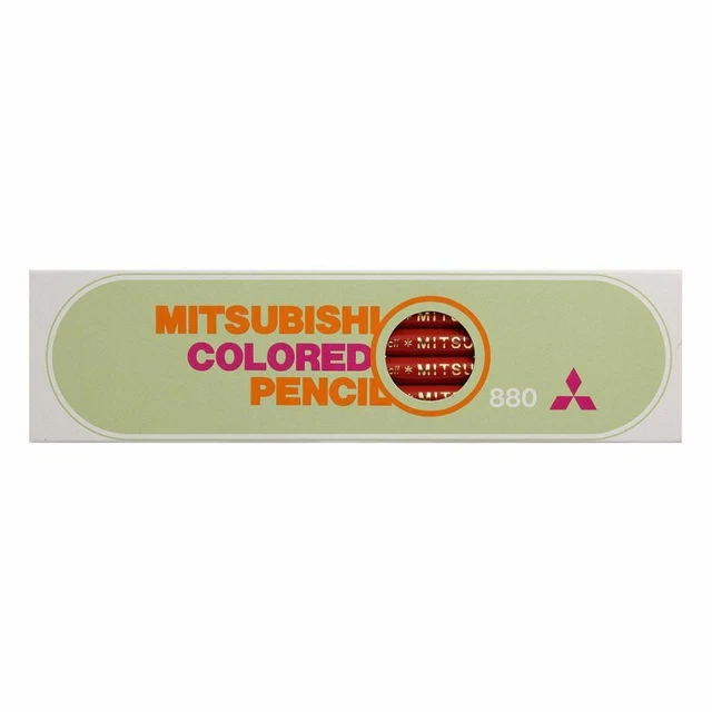 Mitsubishi Pencil Colored 880 Single Color Red Dozen K880.15