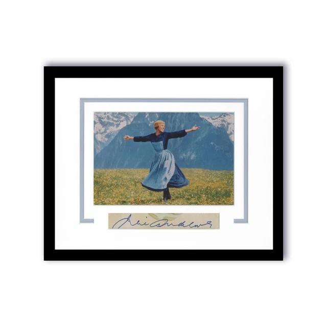 Julie Andrews "The Sound of Music" AUTOGRAPH Signed Framed 11x14 Display B ACOA