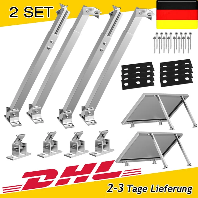 Solarmodul Halterung, Einstellbarem Winkel Solarpan Produktbild-Vorschau 6