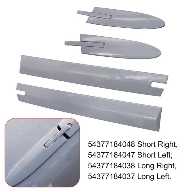 Lot De 2 Housses De Charnière Pour Toit Convertible BMW E93 / F83 - Gauche Et Droite, Gris, Plastique, Facile à Installer