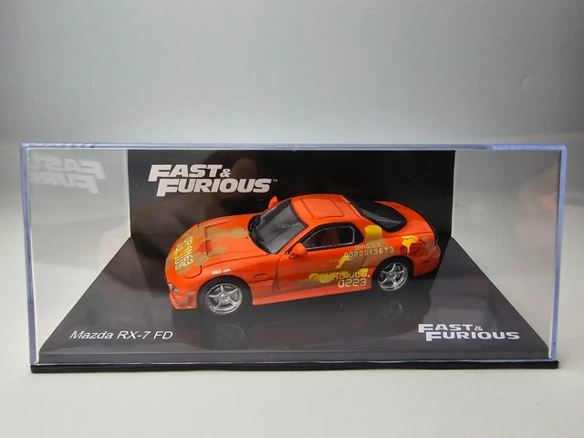 Modèle Réduit Altaya 1/43 Mazda RX-7 Fast & Furious - Neuf