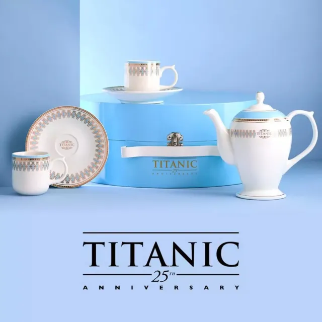 Titanic 25th Anniversary Tea Set NIB