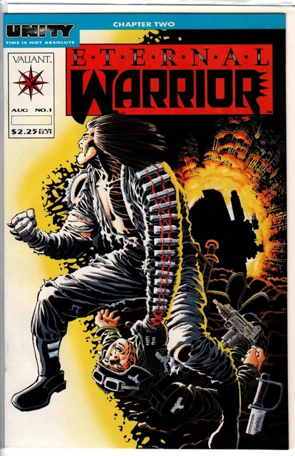 Eternal Warrior #1 UNITY Crossover VALIANT COMICS 1992 Frank Miller cover