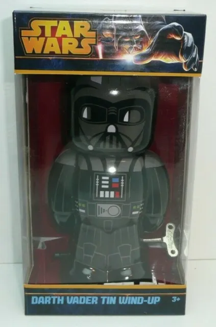 Star Wars Darth Vader Wind-Up Tin Toy Moving Figure Schylling Retro Empire