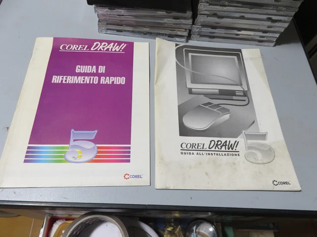 GUIDA ALL'INSTALLAZIONE E Guida riferimento rapido COREL DRAW 5 1994 ...