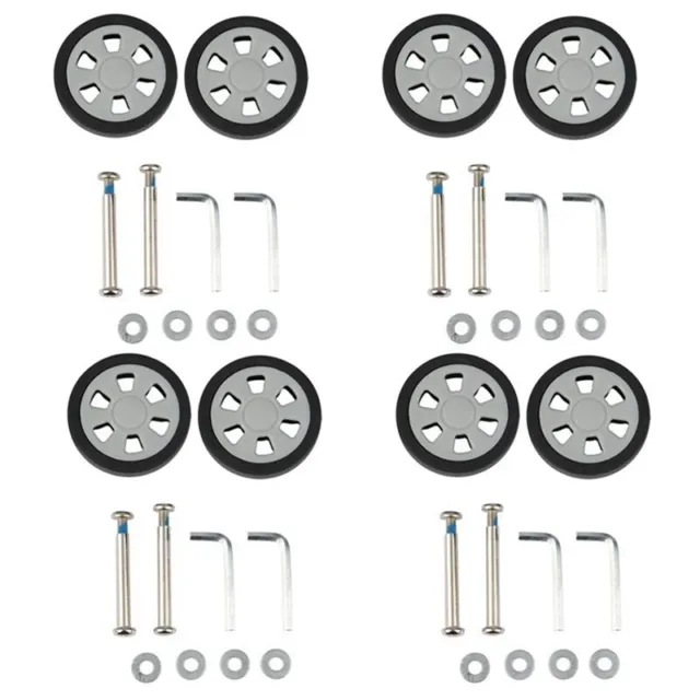 Luggage Accessories Wheels Aircraft Suitcase Pulley Rollers Mute Wheel Wear Y5J6
