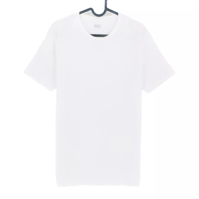 Diesel Bianco Solido T-Shirt Taglia L