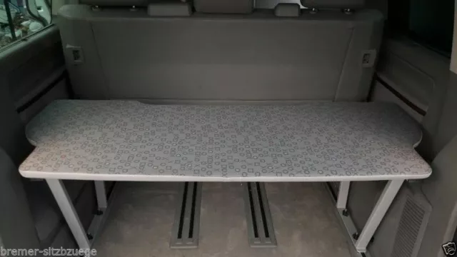 Multiflexboard pour VW T5 T6.1 Multivan Extension Cadre Radio Simili Cuir D1