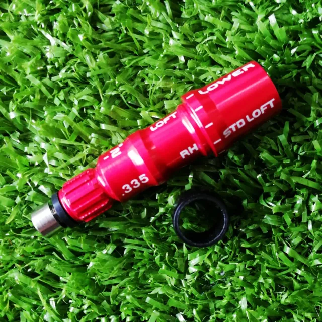 Adaptador de manga de eje de golf .335 2° rojo H para Taylormade M1 M2 M3 M4 M5 M6 SIM