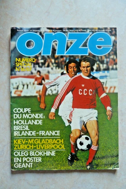 Magazine ONZE Football n°65 du 05/1981; Les finales des coupes