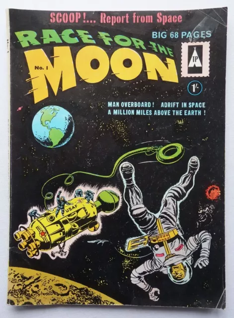 Race for the Moon comic #1 (1960s) Top Sellers VG/FN to FN