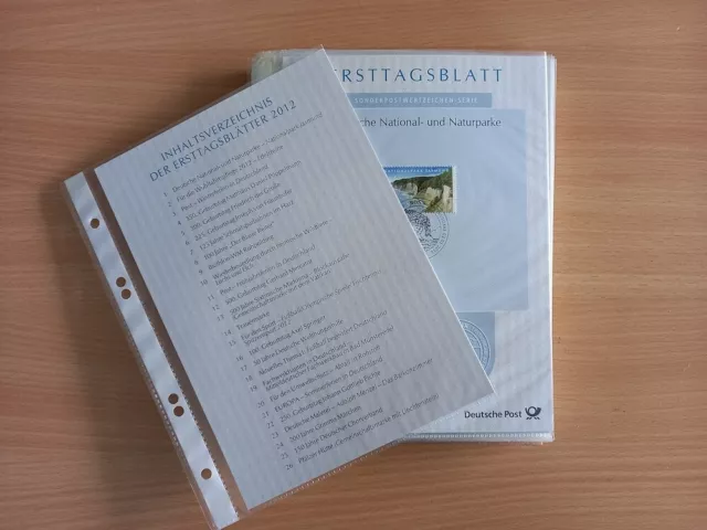BRD Ersttagsblätter Jahrgang 2012 komplett Sammlung Deutschland Bund ETB