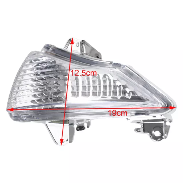 Front Turn Signals Cover For Kawasaki ER-6N EX650 Ninja 650 400R EX400 Clear 3