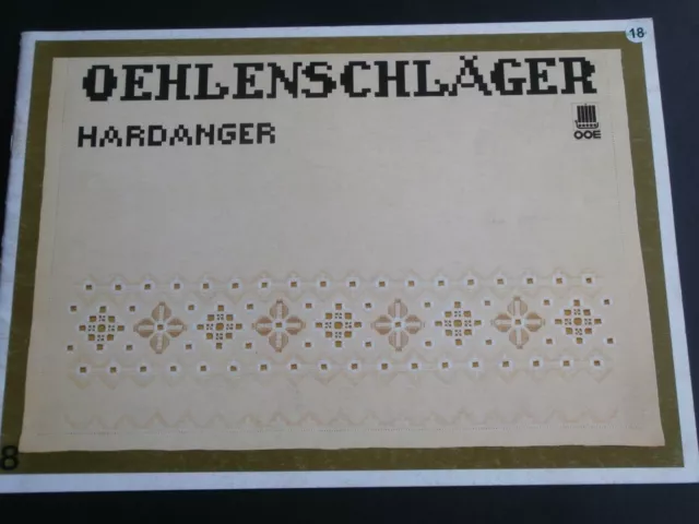 OOE OEHLENSCHLAGER embroidery chart booklet - HARDANGER 8