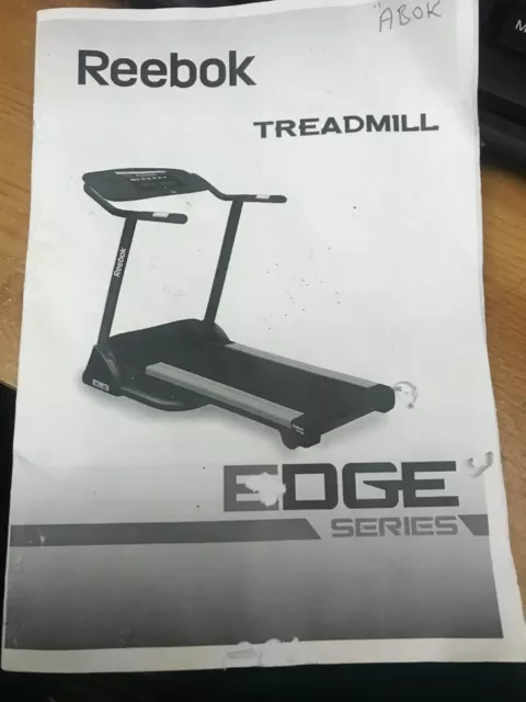 REEBOK EDGE SERIES Treadmill Manual Book For Sale Only 7.50
