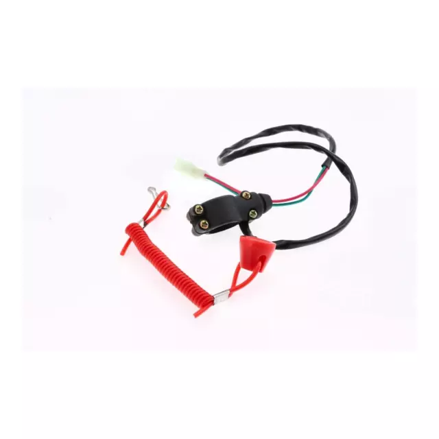 Killswitch Emergencia Interruptor Encendido para Moto Scooter Atv Quad de 3