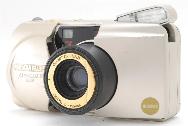 [NEAR MINT] Olympus μ mju Zoom 105 Deluxe Point & Shoot Film Camera From JAPAN