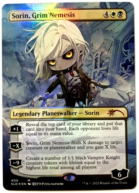 Sorin Grim Nemesis 1x FOIL SOI MTG Shadows Over Innistrad Mythic MINT white black Sorin Grim Nemesis 1x FOIL SOI MTG Shadows Over Innistrad Mythic MINT white black