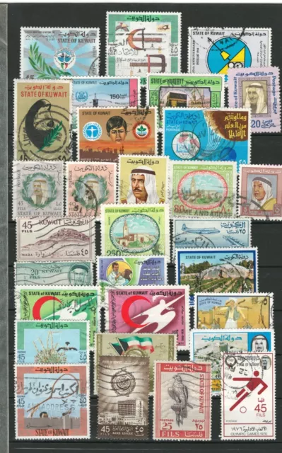 Kuwait  Selection Postal Used Stamps Lot (Kuw 841)